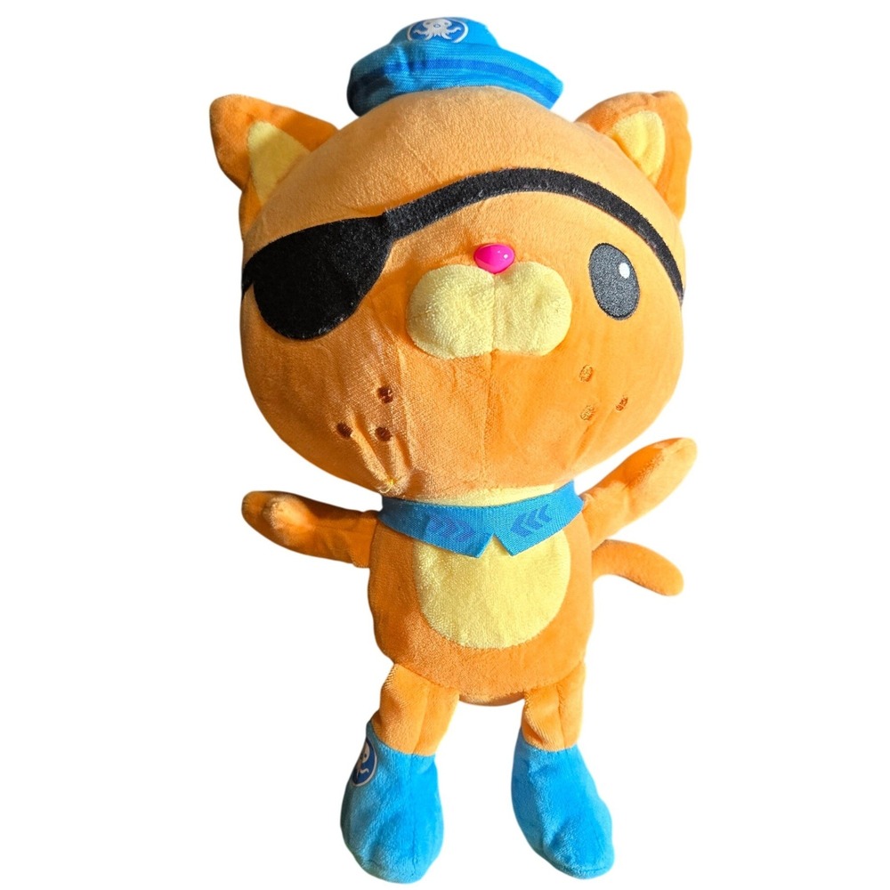 Octonauts Kwazii Plush Pirate Cat Stuffed Animal TV Show Character Plushie Toy